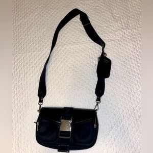 Prada pocket shoulder bag